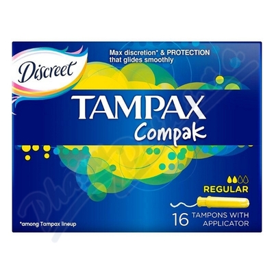 Tampax Compak Regular tampony s aplikátorem 16ks