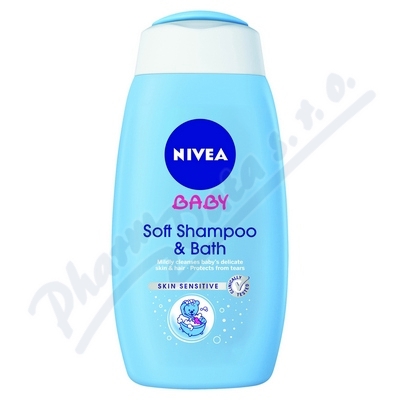 NIVEA Baby šamp.a pěna do koupele 2v1 500 ml