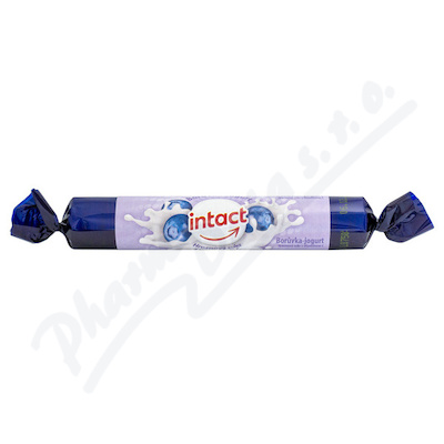 Intact rolička hroznový cukr s vit.C Borův.jog.40g