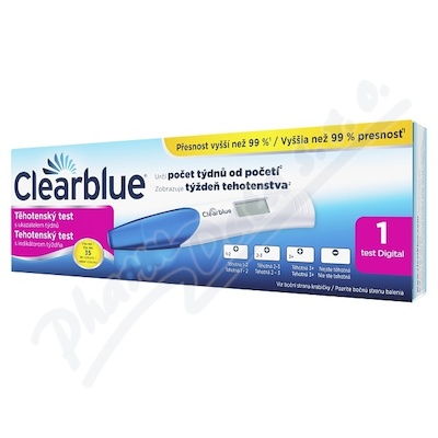 Clearblue digit.těhot.test 1ks s ukazatelem týdnů