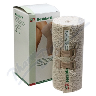 Obinadlo elast. Rosidal K 12cm x 5m 1ks