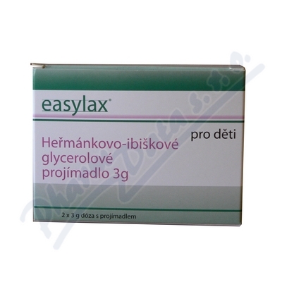 EASYLAX - dětské glycerolové projímadlo 2 x 3 g