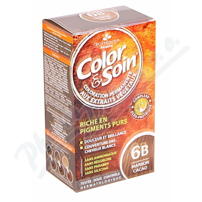 Barva Color&Soin 6B - kakaově hnědá 135 ml