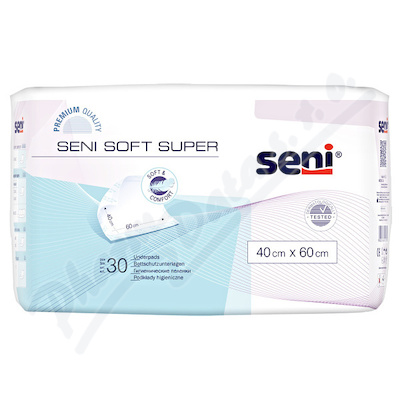 Seni Soft Super 60 x 40 cm 30ks podložky absorpční
