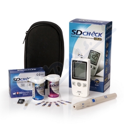 Glukometr AKCE SD-CheckGOLD +50 proužků navíc