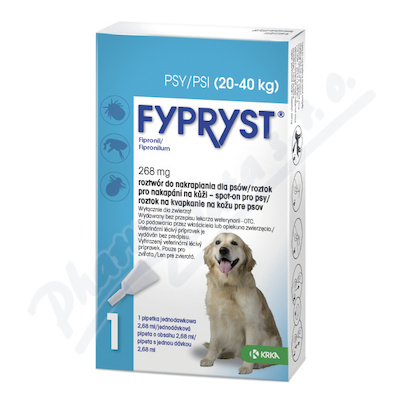 Fypryst Dogs spot-on pro psy 1x2.68ml