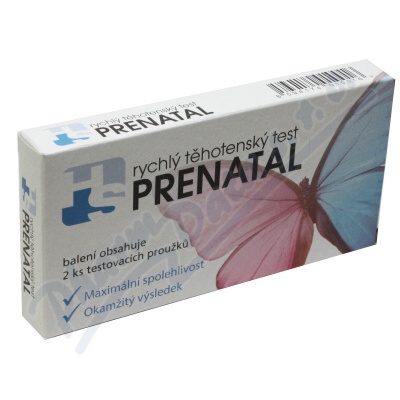 PRENATAL rychlý těhotenský test 2ks