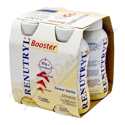 Renutryl Booster Vanilková příchuť por.sol.4x300ml