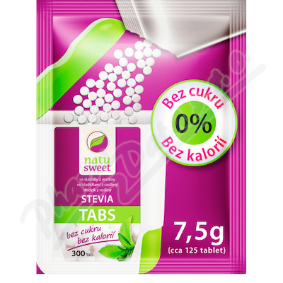 Stevia Natusweet tbl.-sáč.do dáv.1x7.5g (125ks)