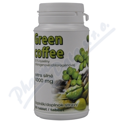 GREEN COFFEE zel.káva extra4000mg tbl.60 Dr.Bojda