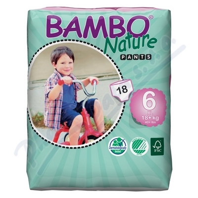 BAMBO Nature Pants XL navl.plen.k.trénink 18ks