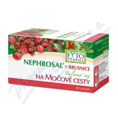 Fytopharma NEPHROSAL® + brusinky bylinný čaj 20 x 1.5g