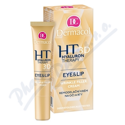 Dermacol Hyaluron Therapy 3D krém na oči+rty 15ml
