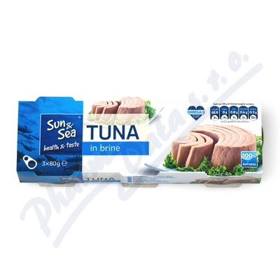 Tuňák ve vlastní šťávě 3x80g Sun&Sea