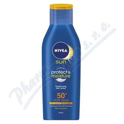 NIVEA SUN Hydratační mléko na opalování OF50 200 ml