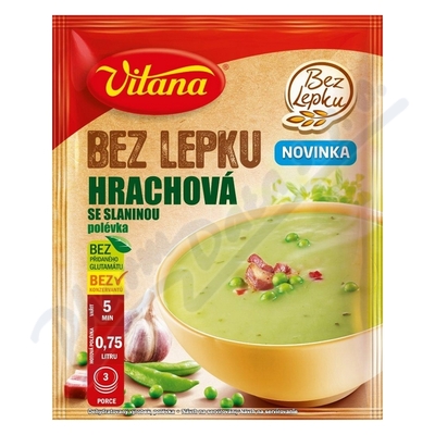 Bez lepku Hrachová se slaninou polévka 74g