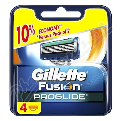 Gillette Fusion PROGLIDE náhradní hlavice 4ks