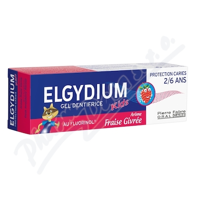 ELGYDIUM Kids zub.pasta gel 2-6let 50ml jahoda
