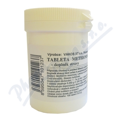 Tbl.methioninu 0.25 tbl.100x0.25g CSC