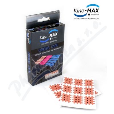 KineMAX Cross Tape křížový tejp vel. S 180ks
