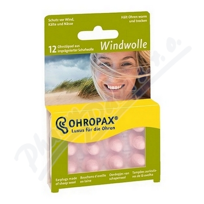 Chránič sluchu Ohropax Windwolle 6 párů