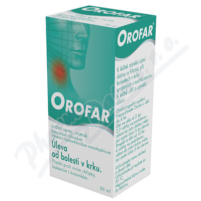 Orofar 2mg/ml+1.5mg/ml orm.spr.sol.1x30ml