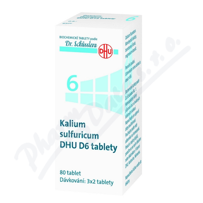 Kalium sulfuricum DHU D5-D30 tbl.nob.80