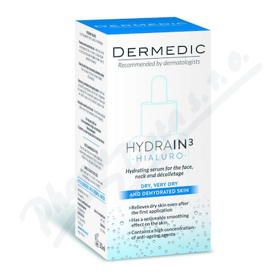 DERMEDIC H3 Hydr.sérum oblič.-krk-dekolt 30ml
