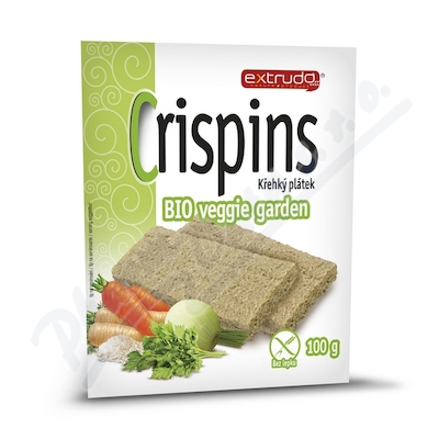 Crispins veggie garden křehký plátek BIO 100g