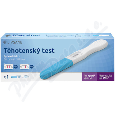 LIVSANE Test těhotenský CZ rychlá detekce 1ks