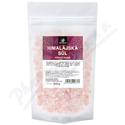 Allnature Himalájská sůl růžová hrubá 500g