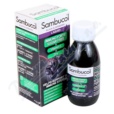 SAMBUCOL Immuno Forte Sirup dia+vit.C+zinek 120ml