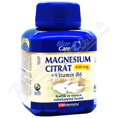 VitaHarmony Magnesium citrát 400mg+vit.B6 tbl.60