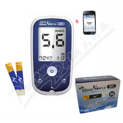 Glukometr AKCE SD-GlucoNavii NFC +50 proužků navíc