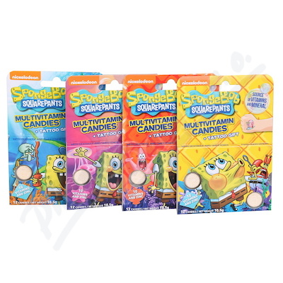 Vieste Multivitamin SpongeBob+tet.box tbl.12x12