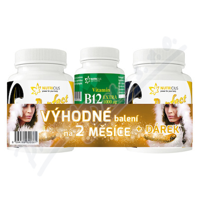 Perfect Hair gold methinion 500 + Biotin100 tbl.180 + dárek