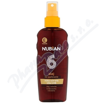 Nubian olej na opalování ve spreji SPF6 150ml