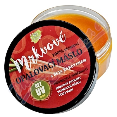 Mrkvové opalovací máslo bez UV filtrů 150ml