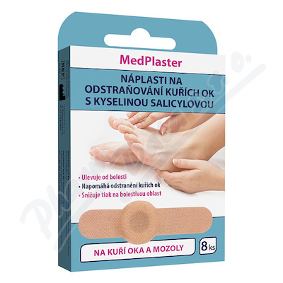 MedPlaster Náplasti na odstraňování kuřích ok 8ks