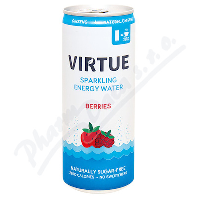 Virtue energetická sycená voda Lesní plody 250ml
