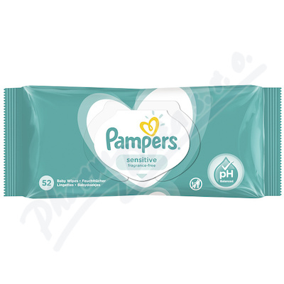 Pampers vlhčené ubrousky Sensitive 52ks