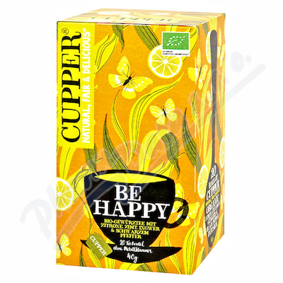 Cupper BIO čaj Be Happy 20 n.s.