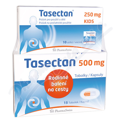 Tasectan 500mg tob.15+KIDS 250mg 10 sáčků