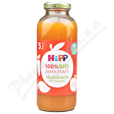 HiPP 100% JUICE BIO Ovocná šťáva s karotkou 330ml