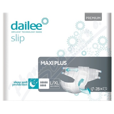Dailee Slip Premium MAXI PLUS inko.kalh.L/XL 28ks