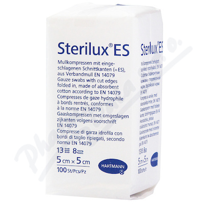 STERILUX Gáza kompr.nester. 5x5cm/100ks 13vl8vrs