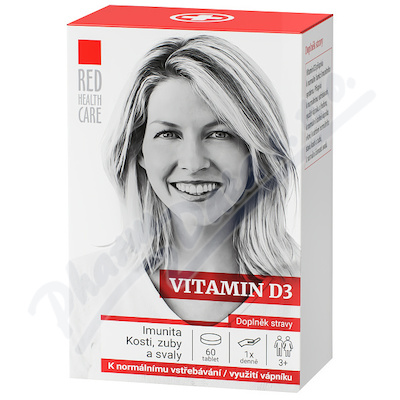 RED HEALTH CARE Vitamin D3 1000 IU tbl.60