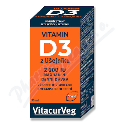 Pharmalife Vitamin D3 z lišejníku 2000 IU 30ml