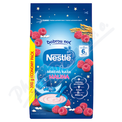 NESTLÉ Mléčná kaše Dobrou noc Malina 300g 6M