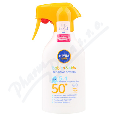 NIVEA SUN dět.opal.spr.pump.sens.OF50+ 270ml 98327